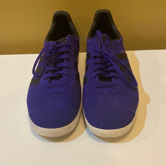 Adidas Gazelle Suede Purple and Black Sneakers - Picture 2 of 4